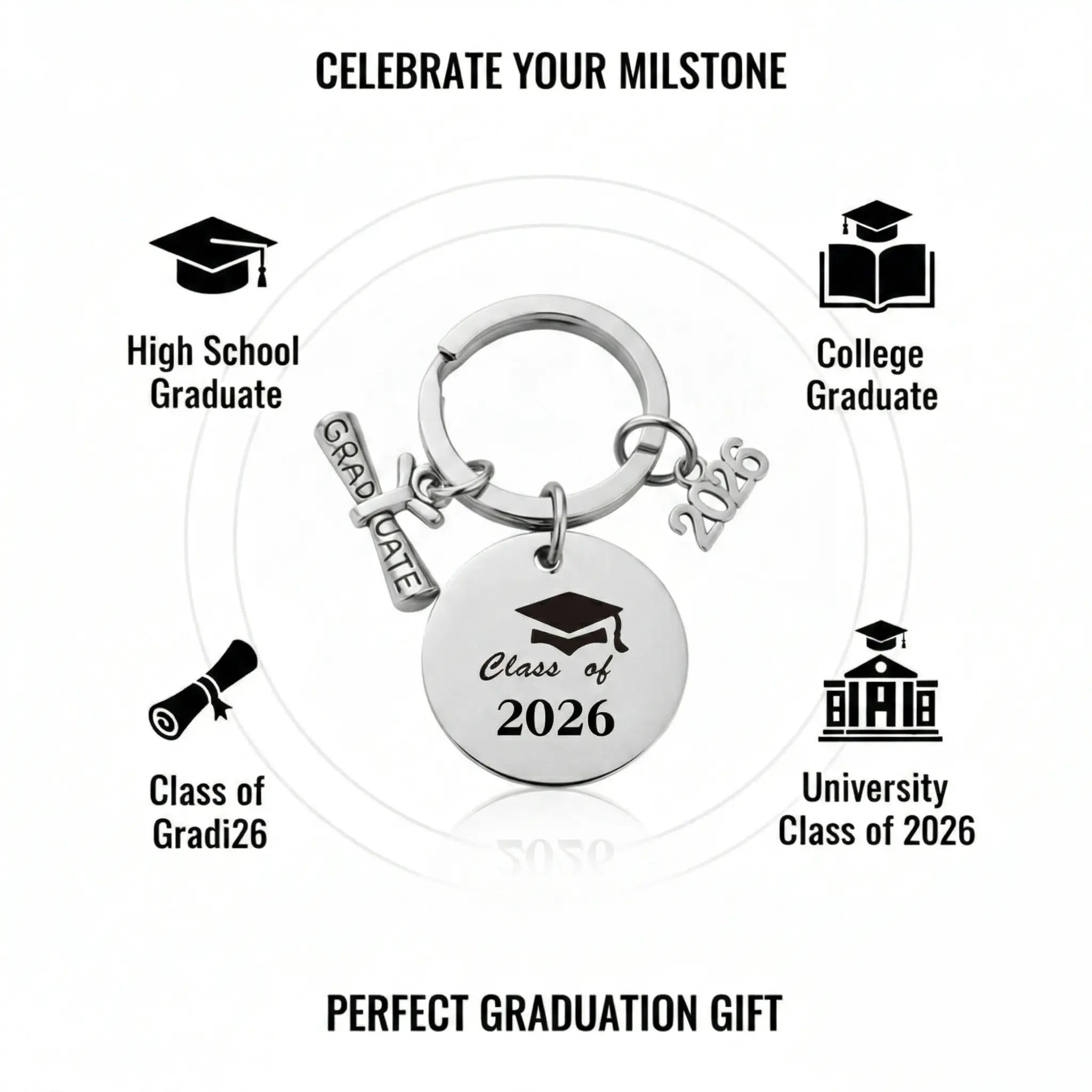 Class of 2026 Keychain - SereniiCo.