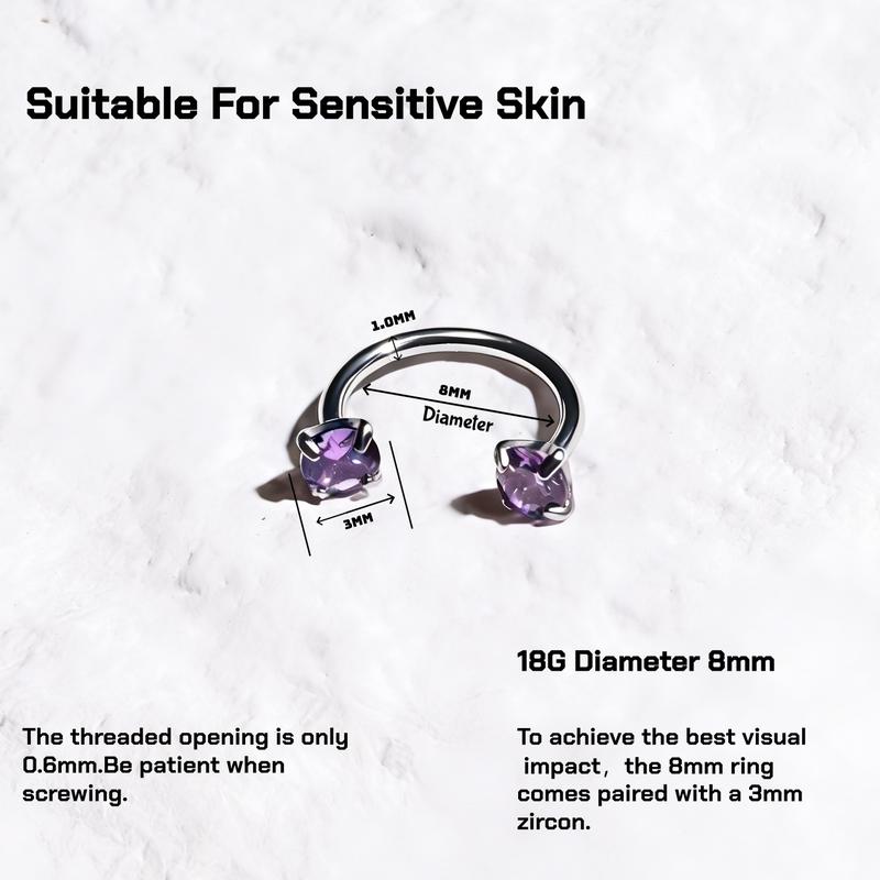 Gem Nose Ring Set - SereniiCo.