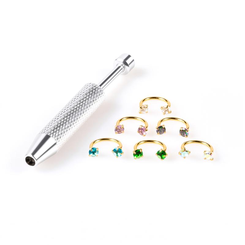 Gem Nose Ring Set - SereniiCo.