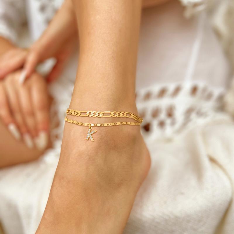 Initial Anklet - SereniiCo.